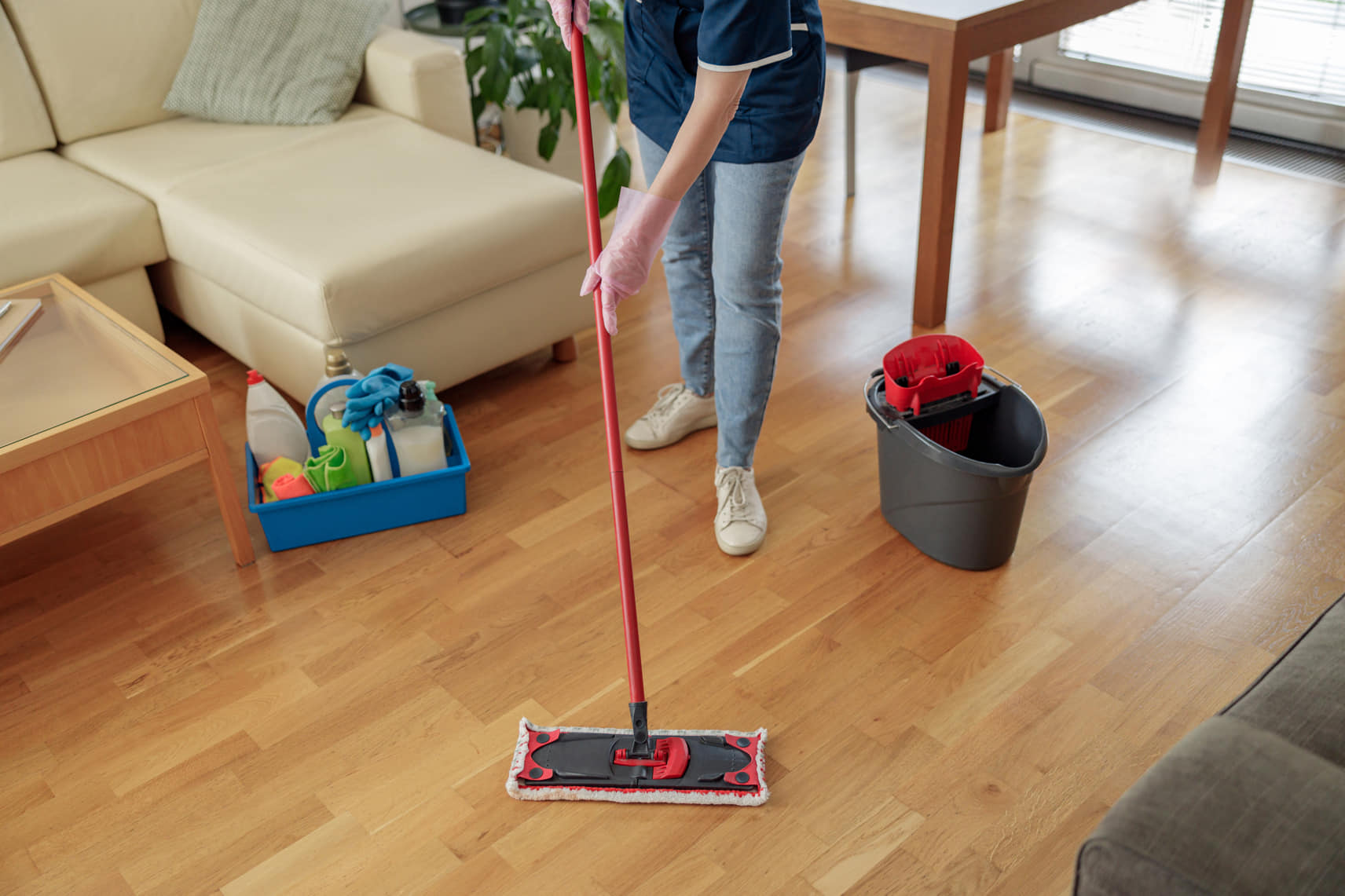 unrecognizable woman washing floor with mop in liv 2023 03 13 21 52 38 utc