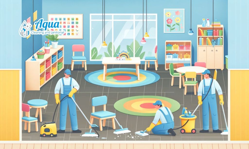 Kindergarten cleaning service in Orlando.