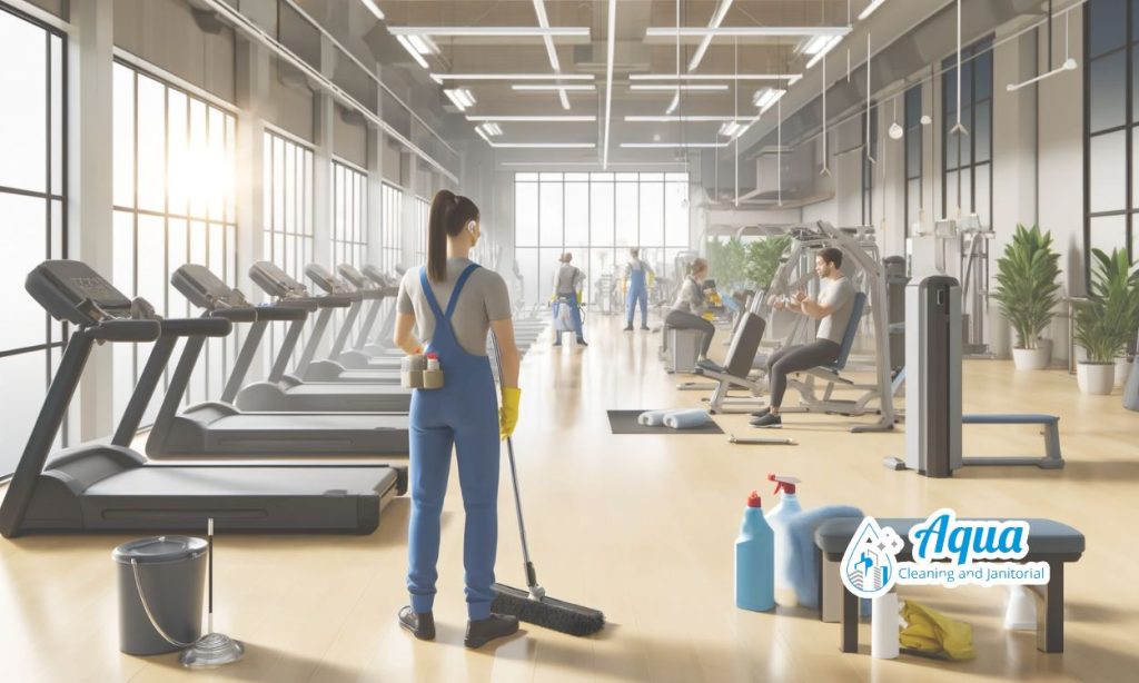 Fitness facility cleaning service in Orlando.