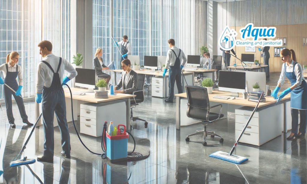 Deel office cleaning service for businesses.